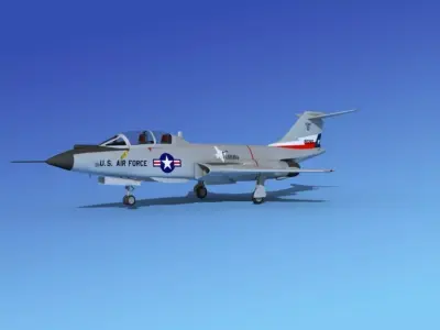 McDonnell F-101B Voodoo V08 3D model