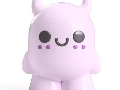 Lil Devil Art Toy Figurine STL File for Personal Commercial Use 3D print model