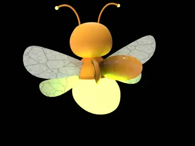 Firefly  Low Poly 3D Model 3D model