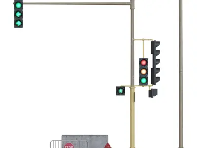 Street Elements part 1 3D model