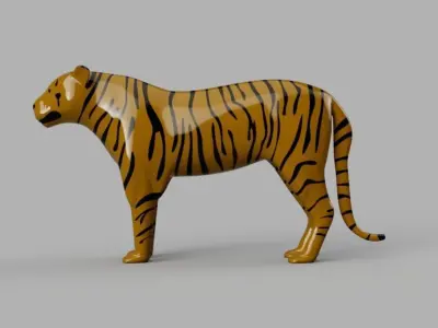 Tiger 3D Print Model Free 3D print model