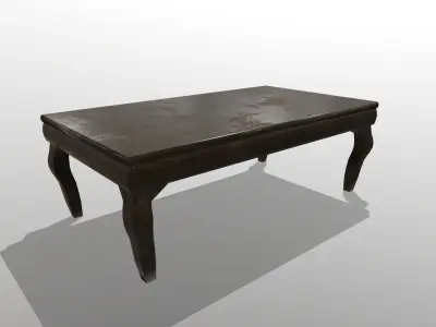 Table Free low-poly 3D model buy