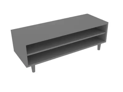 Japanese Hollow Shelfing Free Free low-poly 3D model