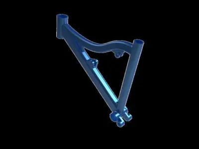 Bike frame 2 Free 3D model