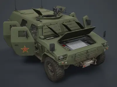 Dongfeng CSK131 Mengshi Low-poly 3D model