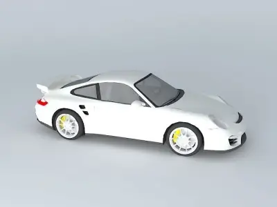 Porsche 911 GT2 Type 997 2009 Free 3D model