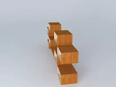 estante bookshelf rack Free 3D model