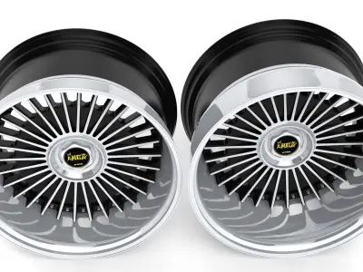 WORK EMITZ  Wheels Version 2 3D model