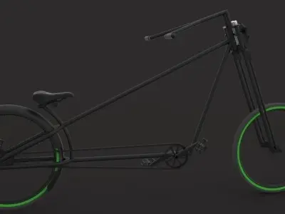 Chopper Bicycle Free 3D model