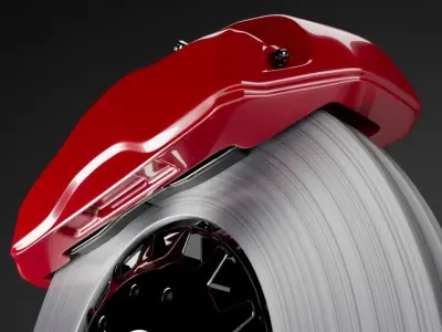 Disk brake Free 3D model