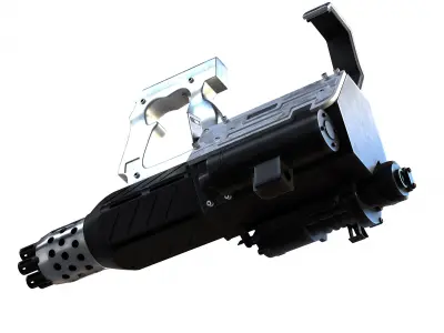 Nemesis Minigun 3D model