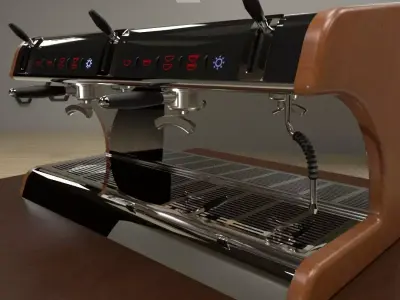 Commercial Espresso maker 3D model
