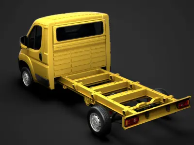 Peugeot Boxer Chassis Truck Single Cab 3450WB 2020 3D model