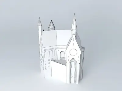 Towers harry potter castle Free 3D model