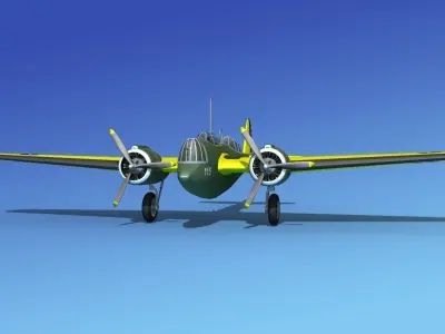 Martin B-10 V05 USAAC  3D model