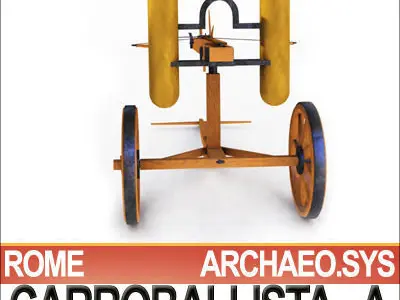 Roman Artillery Carroballista A Soedel Foley 3D model