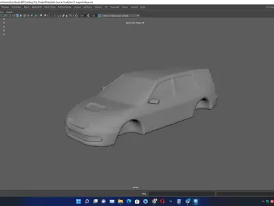 Mitsubishi Lancer Evolution IX body for 3d printing Free 3D model
