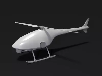 Drone VTUAV Low-poly 3D model