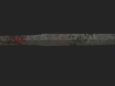 Circular Sword Low-poly 3D model