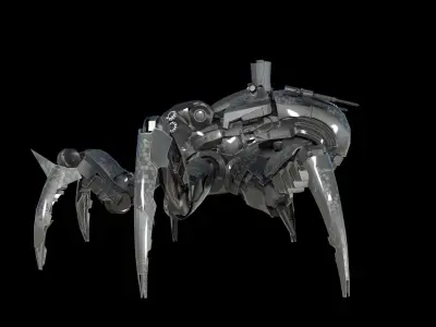 Hexapod Spider Bot 3D model
