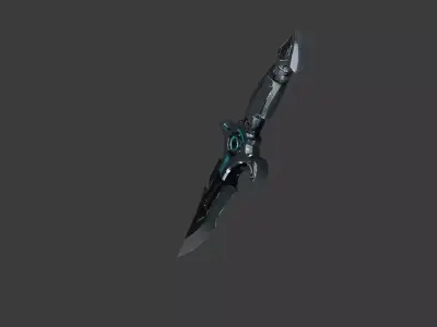 Futuristic Dagger 3D model