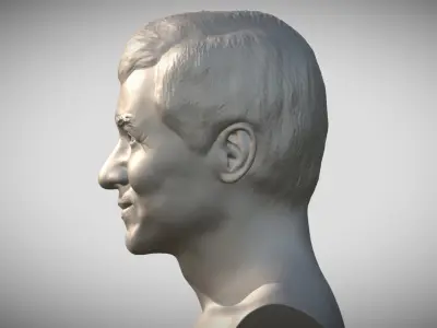 Jackie Chan bust 3D print model