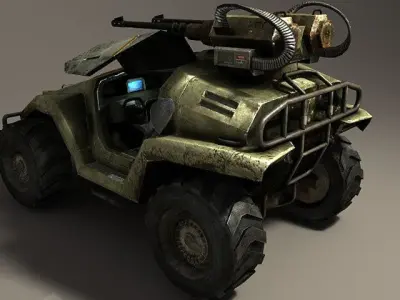 Viper Scout Vehicle Low-poly 3D model