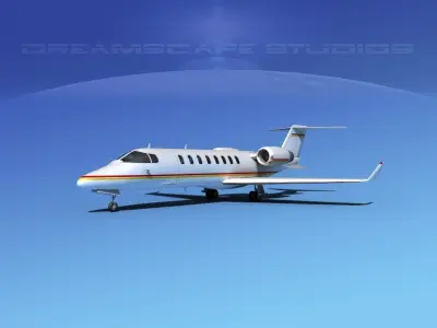 LearJet 45 V13 3D model