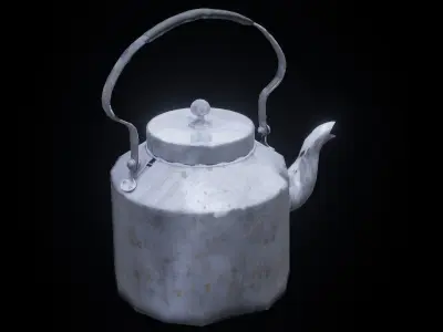 Chai Kettle LP Free low-poly 3D model