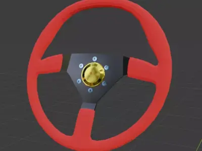 RACE STEERING WHEELS Free 3D model