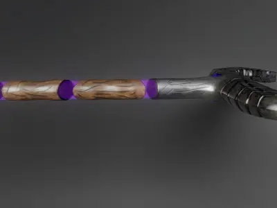 Broken Staff 3D model