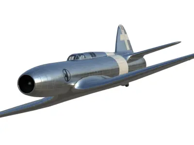 Caproni Campini 3D model