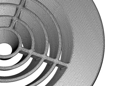 Rusty Air Conditioning Vent 3D model