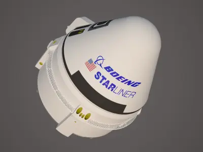Boeing Starliner CST 100 Exterior 3D model