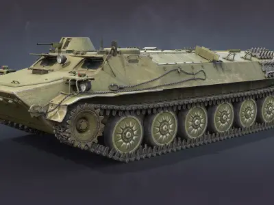 MT-LB Version 2 Low-poly 3D model