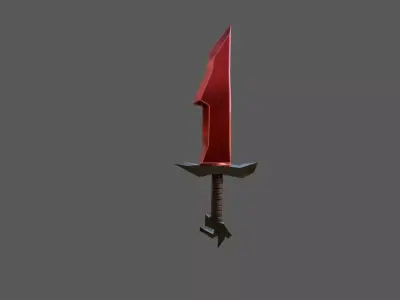 Stylized Sword Pack - Blade 9 Sample Free low-poly 3D model