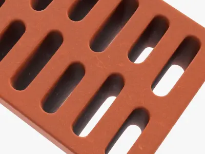 Clay brick type 02 3D model