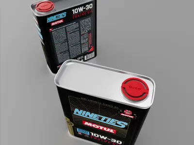 Motul - Nineties Oil Can 3D model