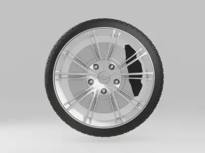 Aston Martin 2013 AM 310 Vanquish Wheel 3D model