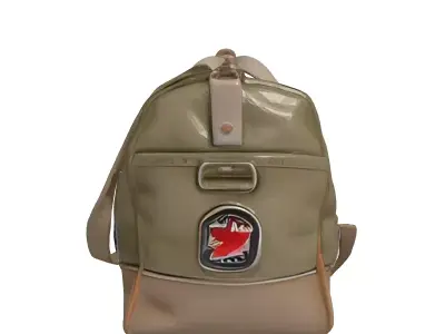 Military Style Canvas Travel Duffel Bag 3D model