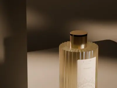 Luxury Perfume Render Blender Low-poly 3D model