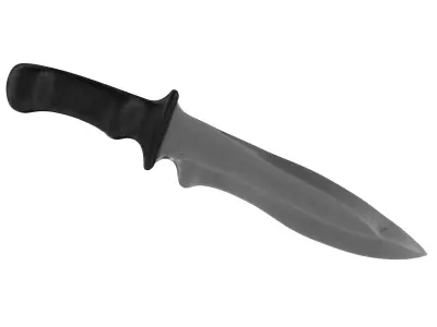 battle knife v2 3D model