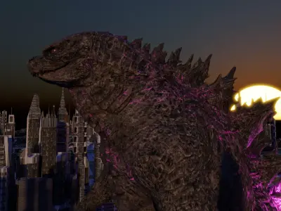 Godzilla 2024 3D model