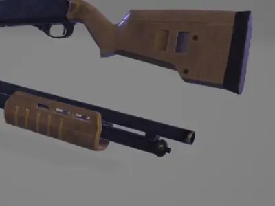 Remington 870 3D model