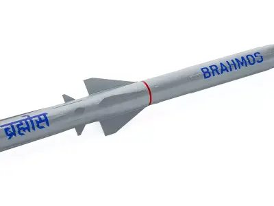 BrahMos Cruise Missile Free 3D model
