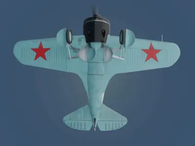 Polikarpow I 16 Rata 3D model