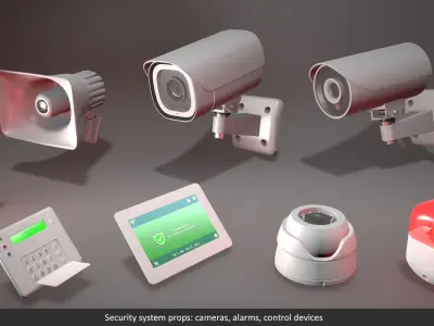 Deadly Dungeons - Modern  Traps Low-poly 3D model