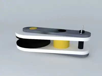 Simple pulley 3D model