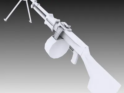 RPD Machine Gun 3D model