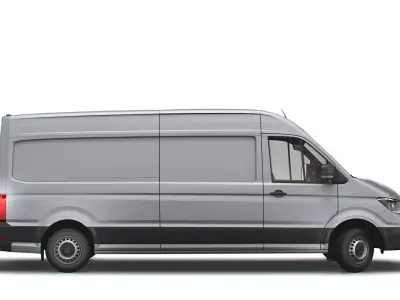 Volkswagen Crafter LWB Startline UK-spec 2020 3D model